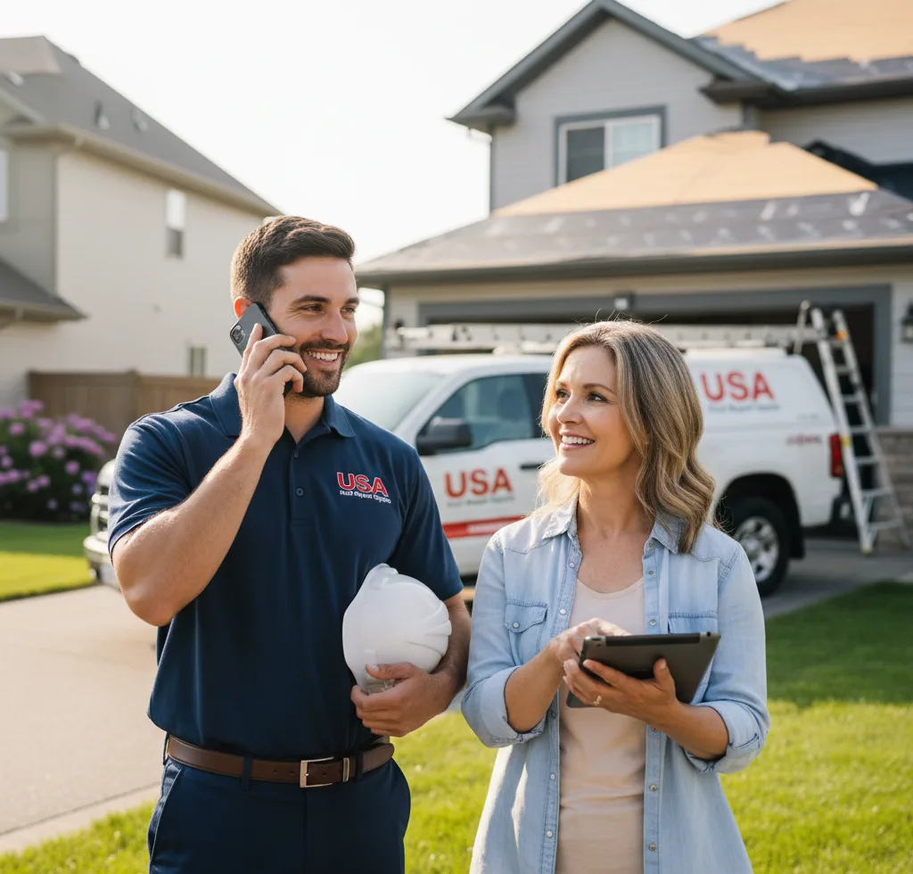 USA Roof Repair Experts customer support in Apex